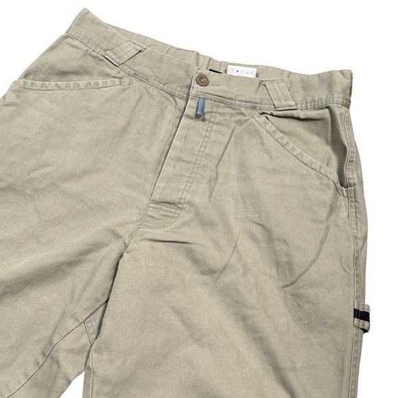 Vintage Y2K Nike ACG Relaxed Fit Khaki Tan Cotton Carpenter Pants Mens 34 - Picture 3 of 12